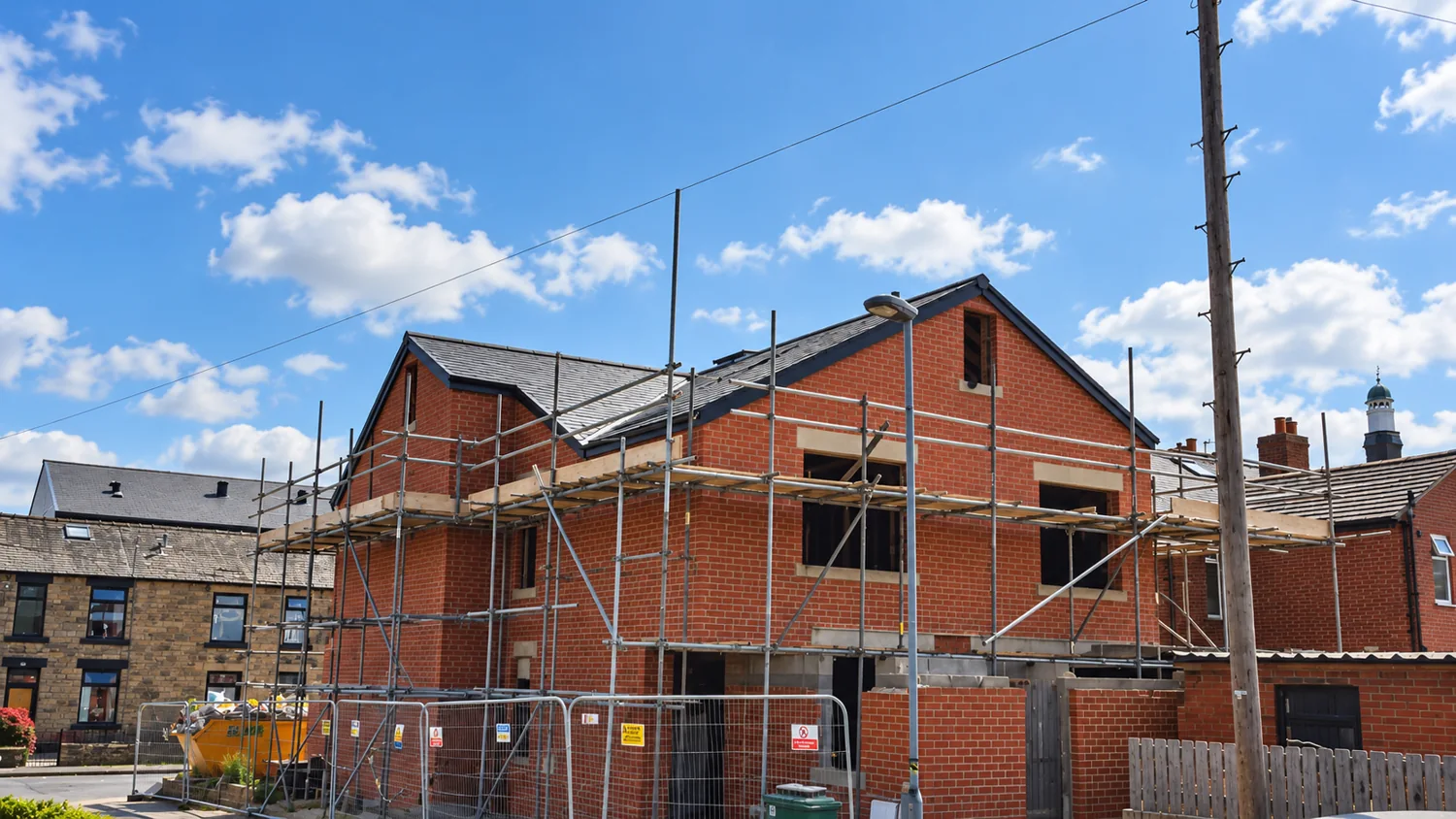 New-build roofing — ALB Construction project photograph