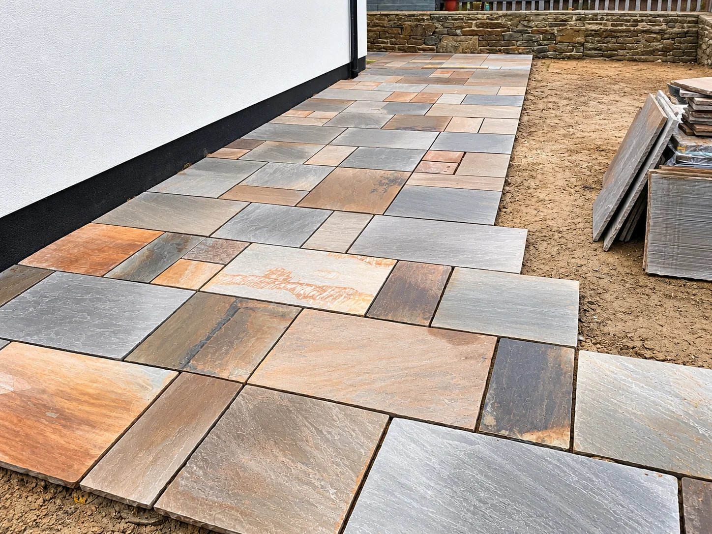 Patio paving — ALB Construction project photograph