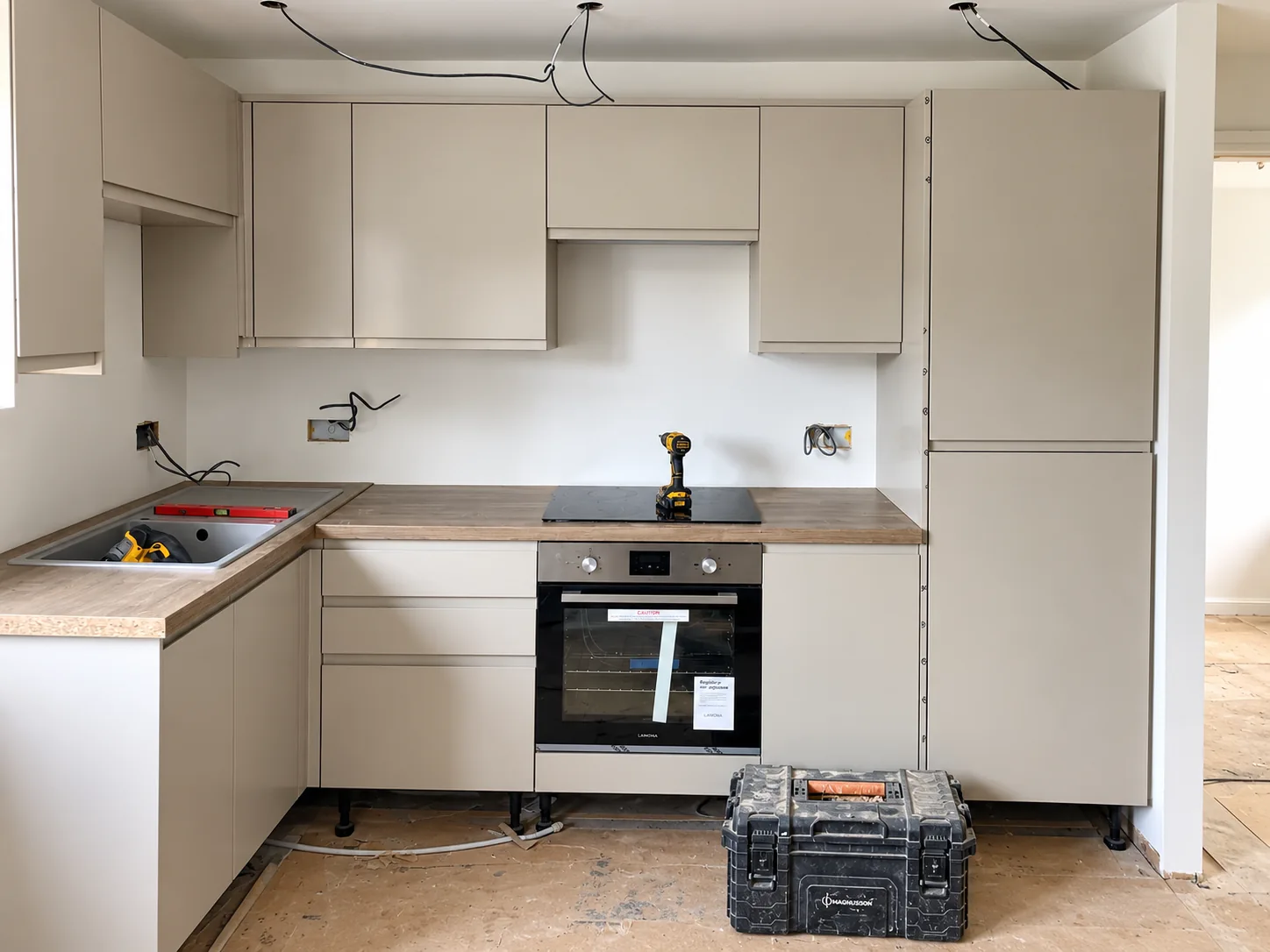 Kitchen installation — ALB Construction project photograph
