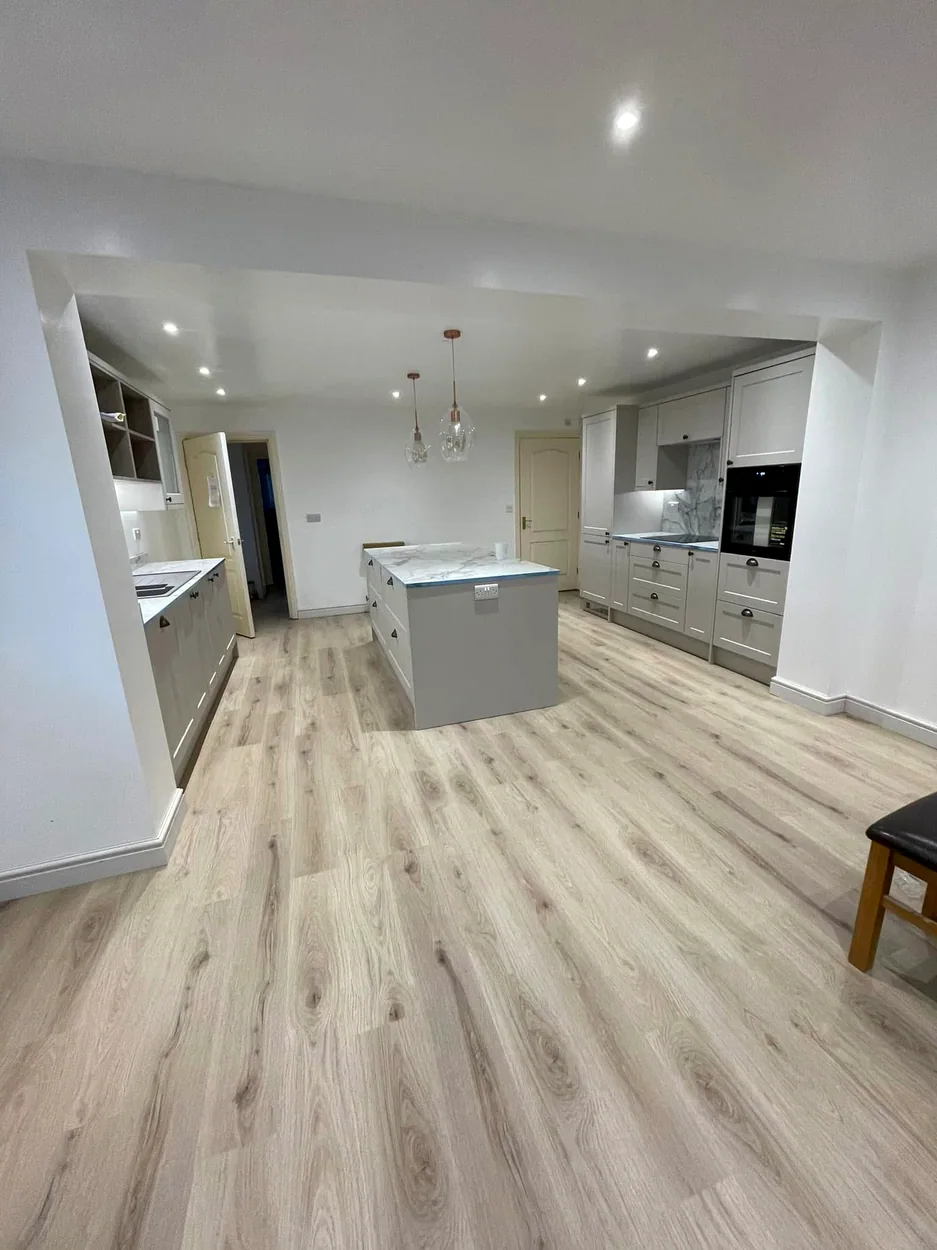 Fitted kitchen from another angle — ALB Construction project photograph