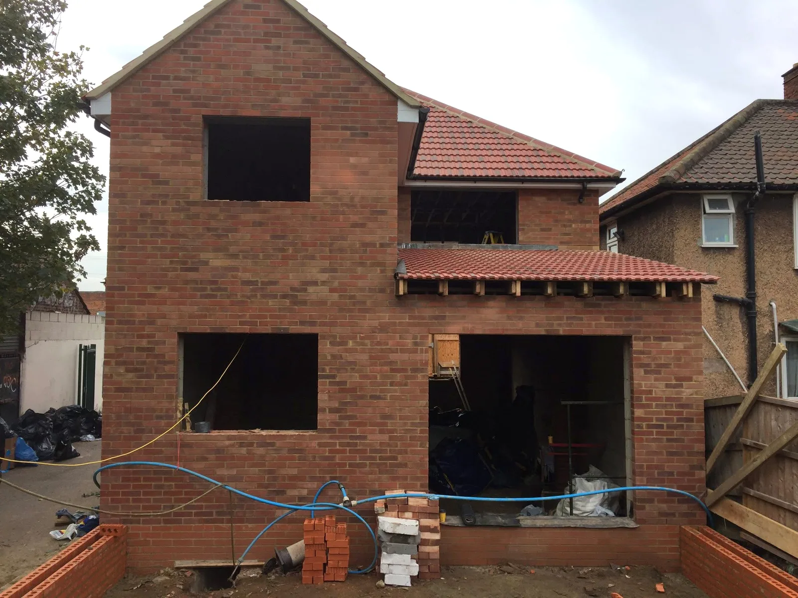 Brick building shell — ALB Construction project photograph