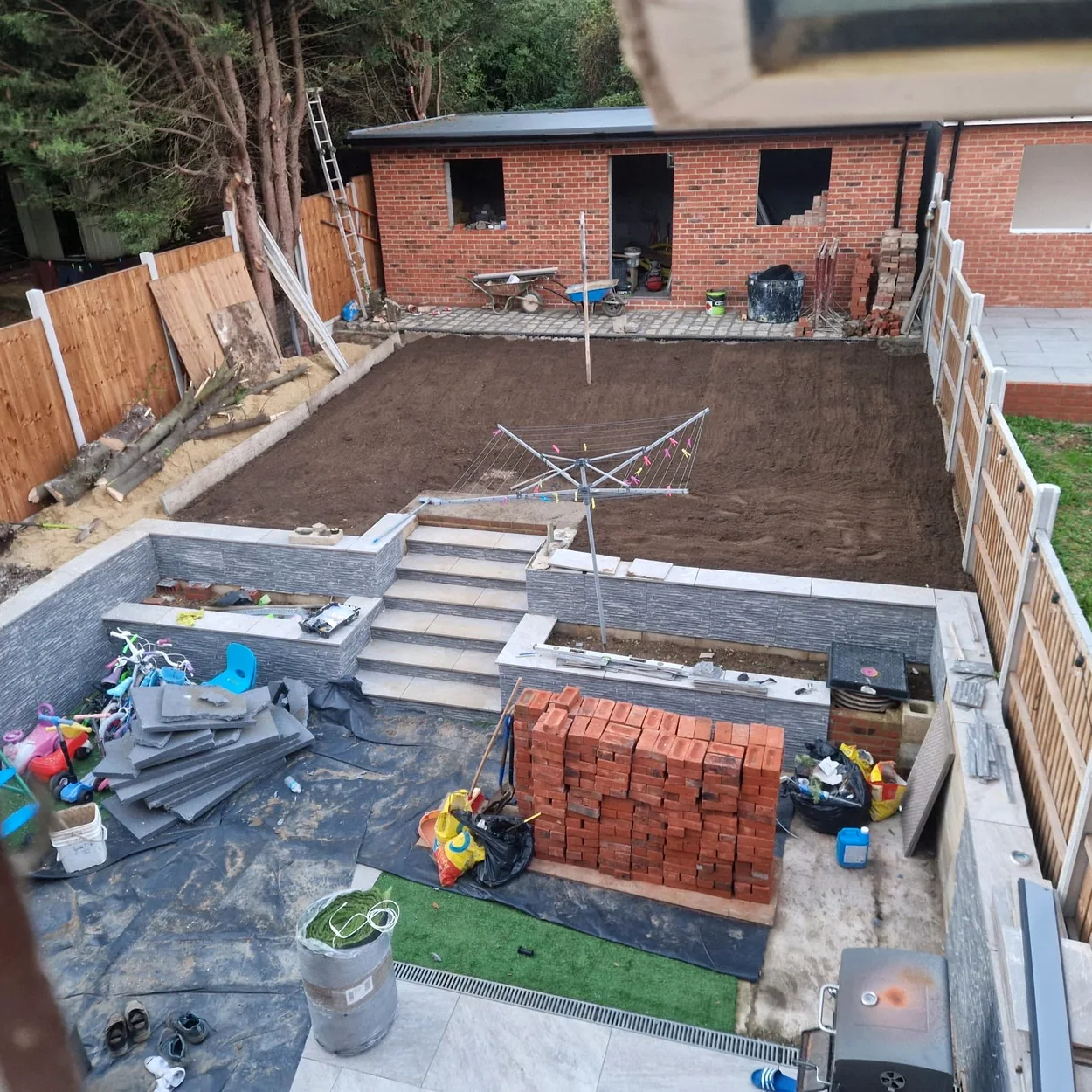 Landscaping and garden works — ALB Construction project photograph