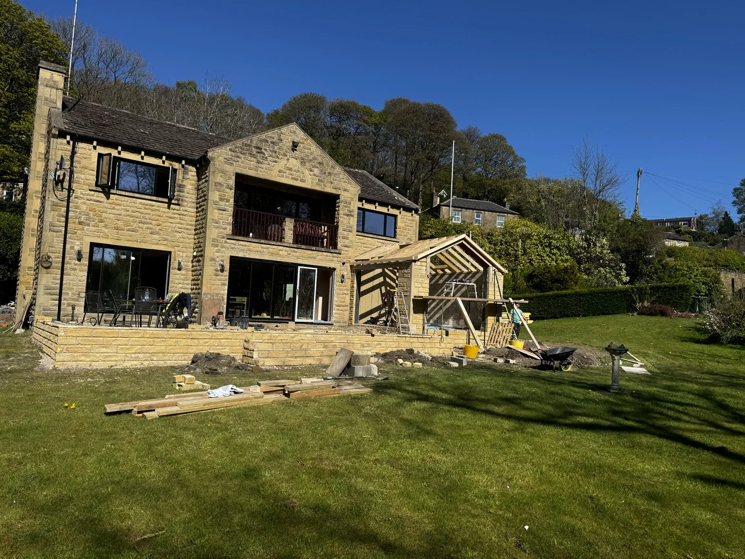 Stone house extension — ALB Construction project photograph