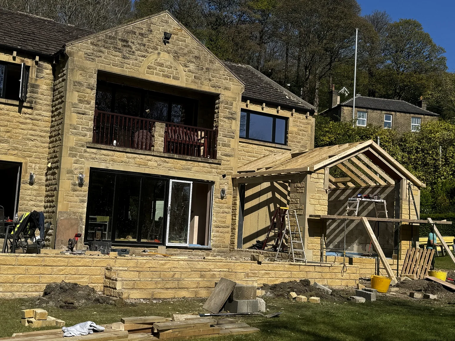 Stone house project — ALB Construction project photograph