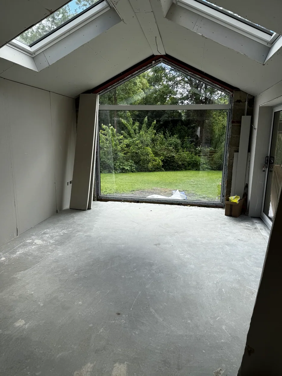 Glazed gable extension — ALB Construction project photograph